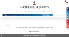 Desktop Screenshot of lapuliabookofshadows.com